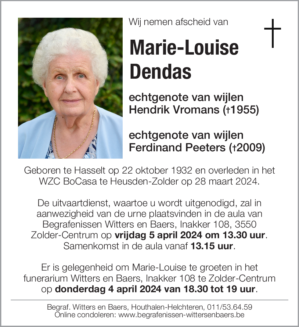 Marie-Louise Dendas