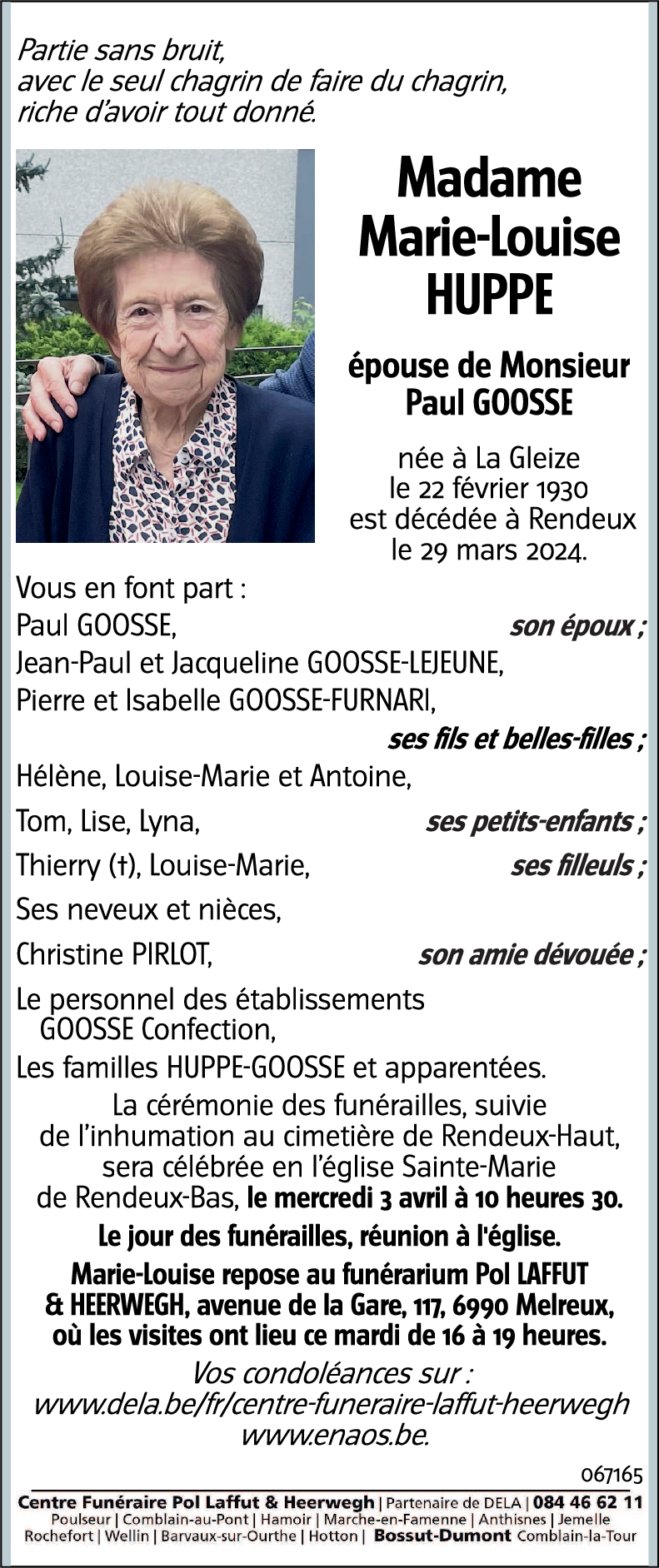 Marie-Louise HUPPE