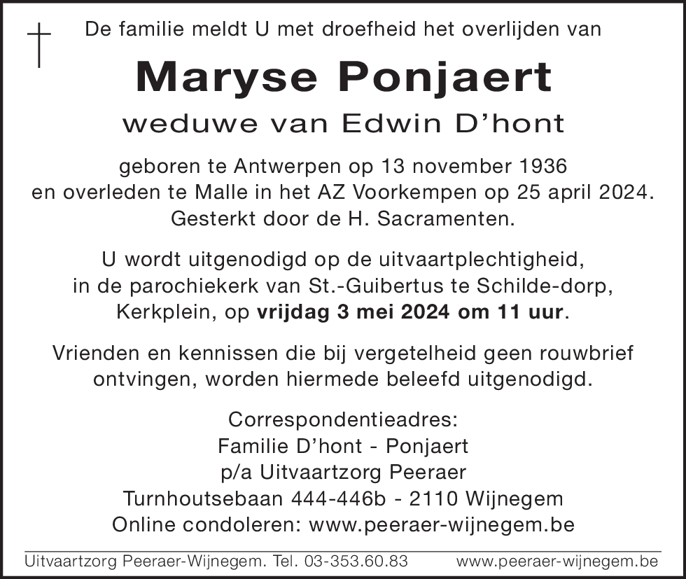 Marie Ponjaert