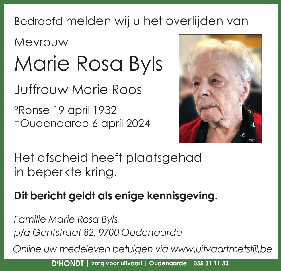 Marie Rosa Byls