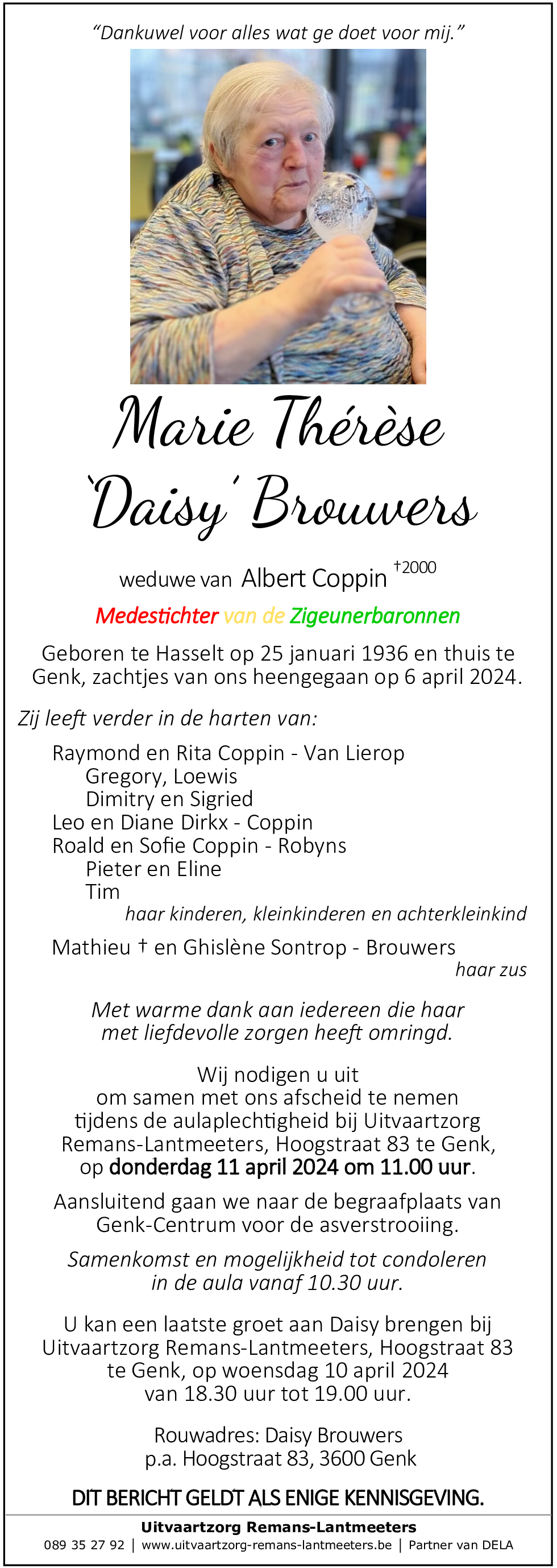 Marie Thérèse Brouwers