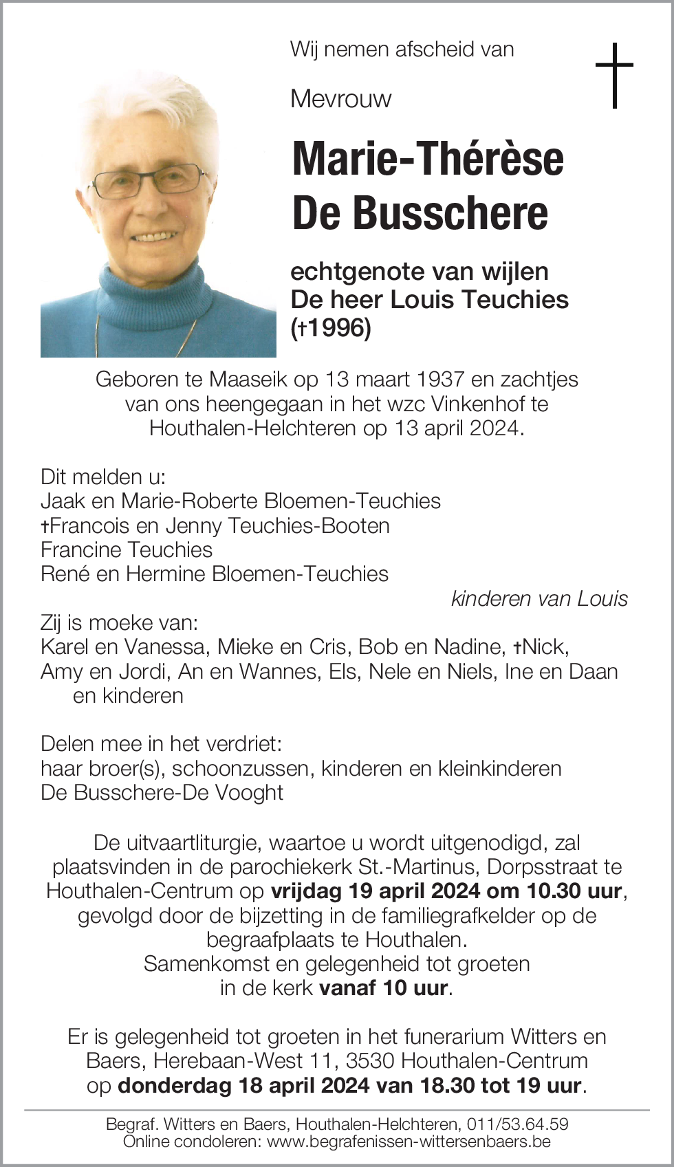 Marie-Thérèse De Busschere