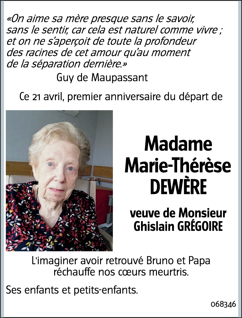 Marie-Thérèse DEWERE