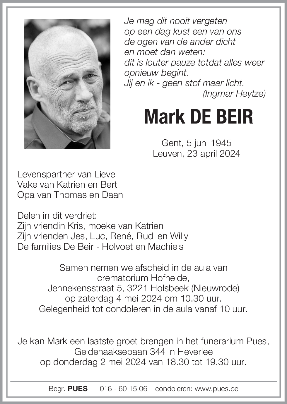 Mark De Beir