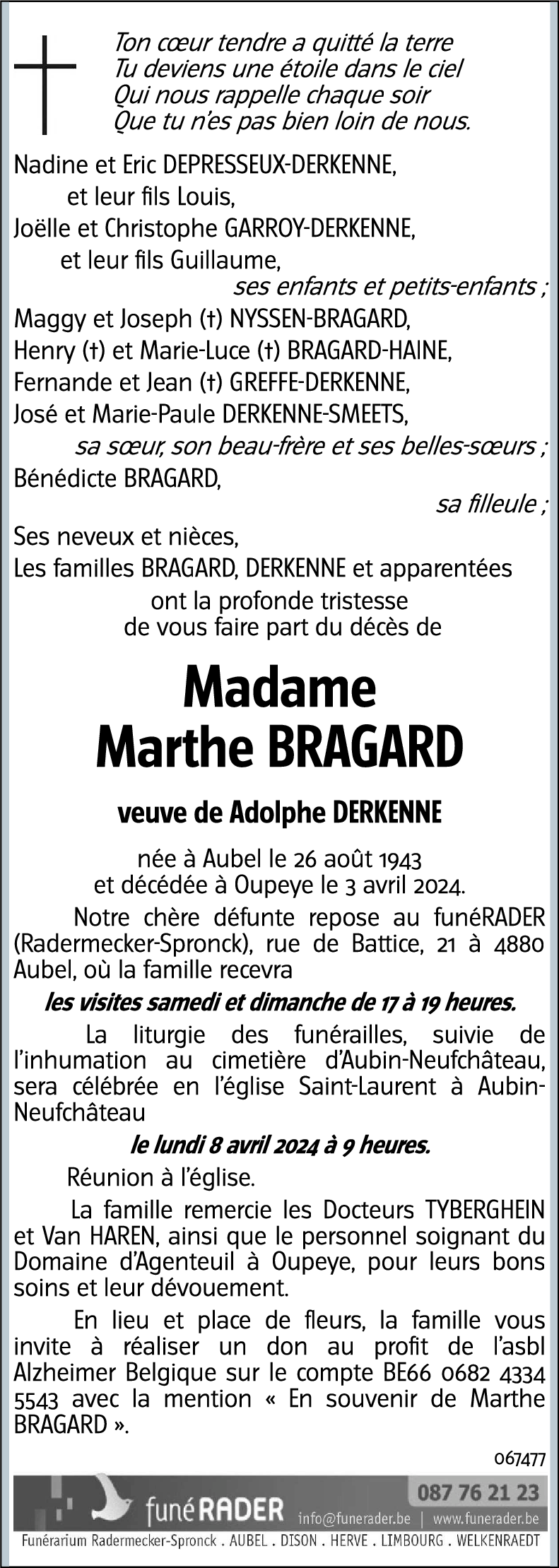 Marthe BRAGARD