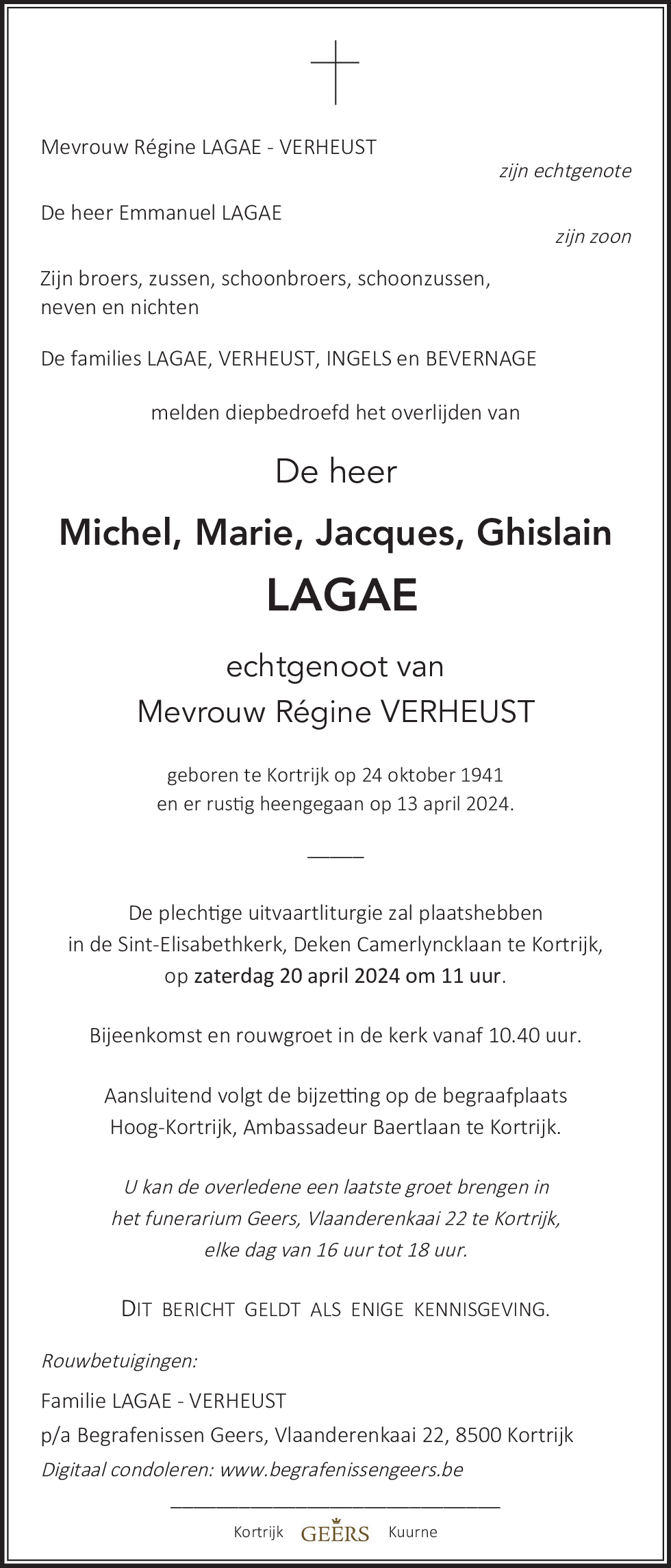Michel LAGAE