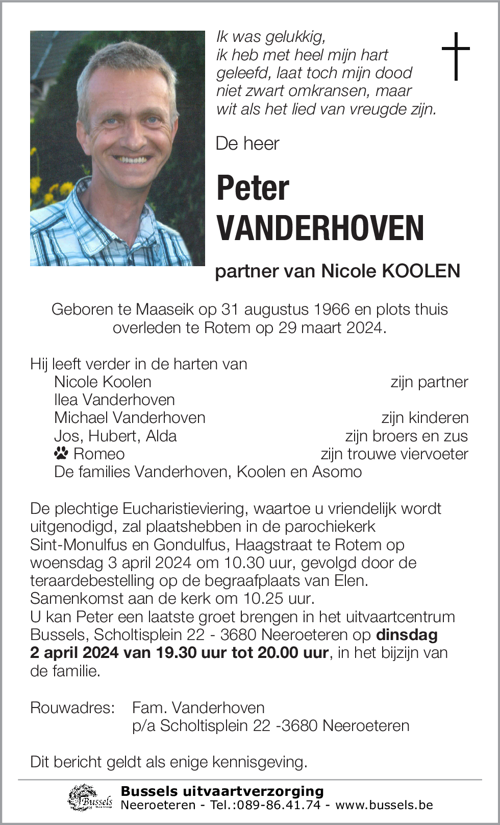 Peter VANDERHOVEN