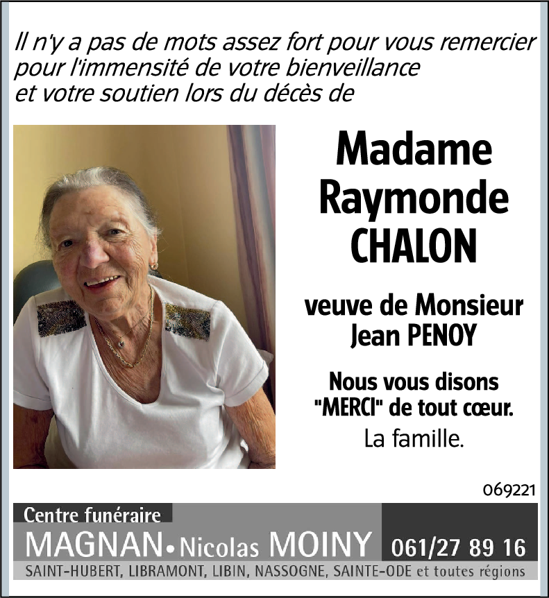 Raymonde CHALON