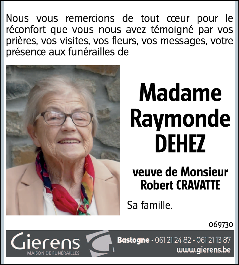 Raymonde DEHEZ