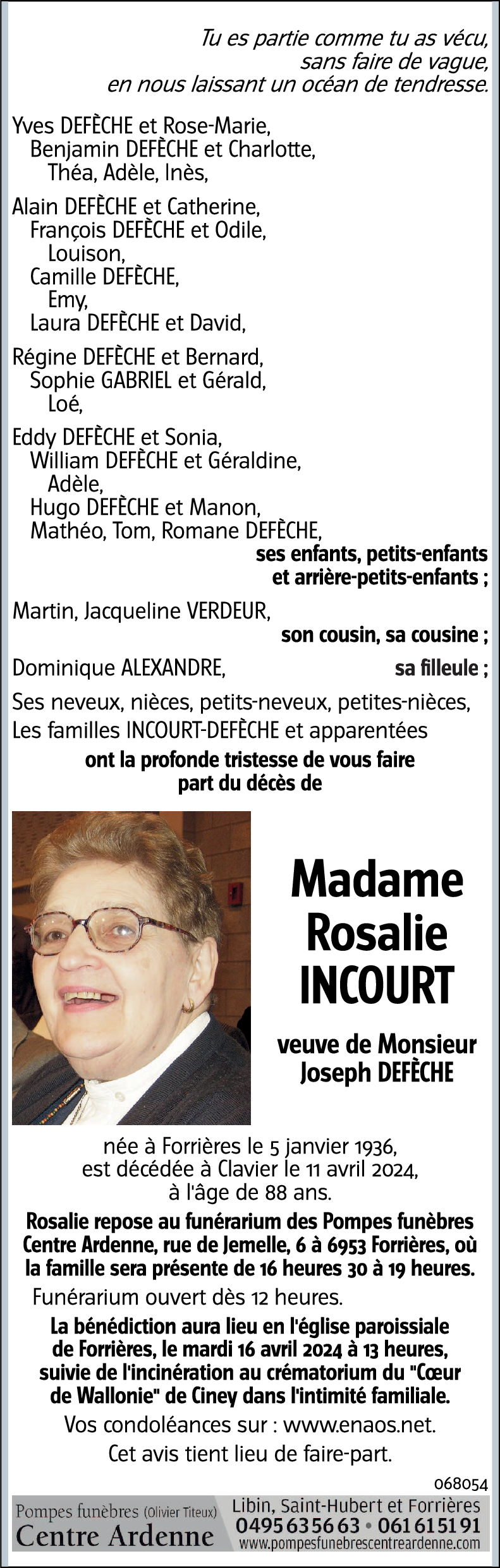 Rosalie INCOURT