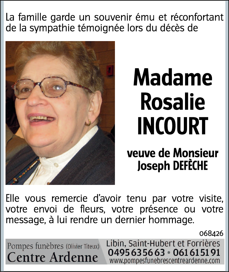 Rosalie INCOURT