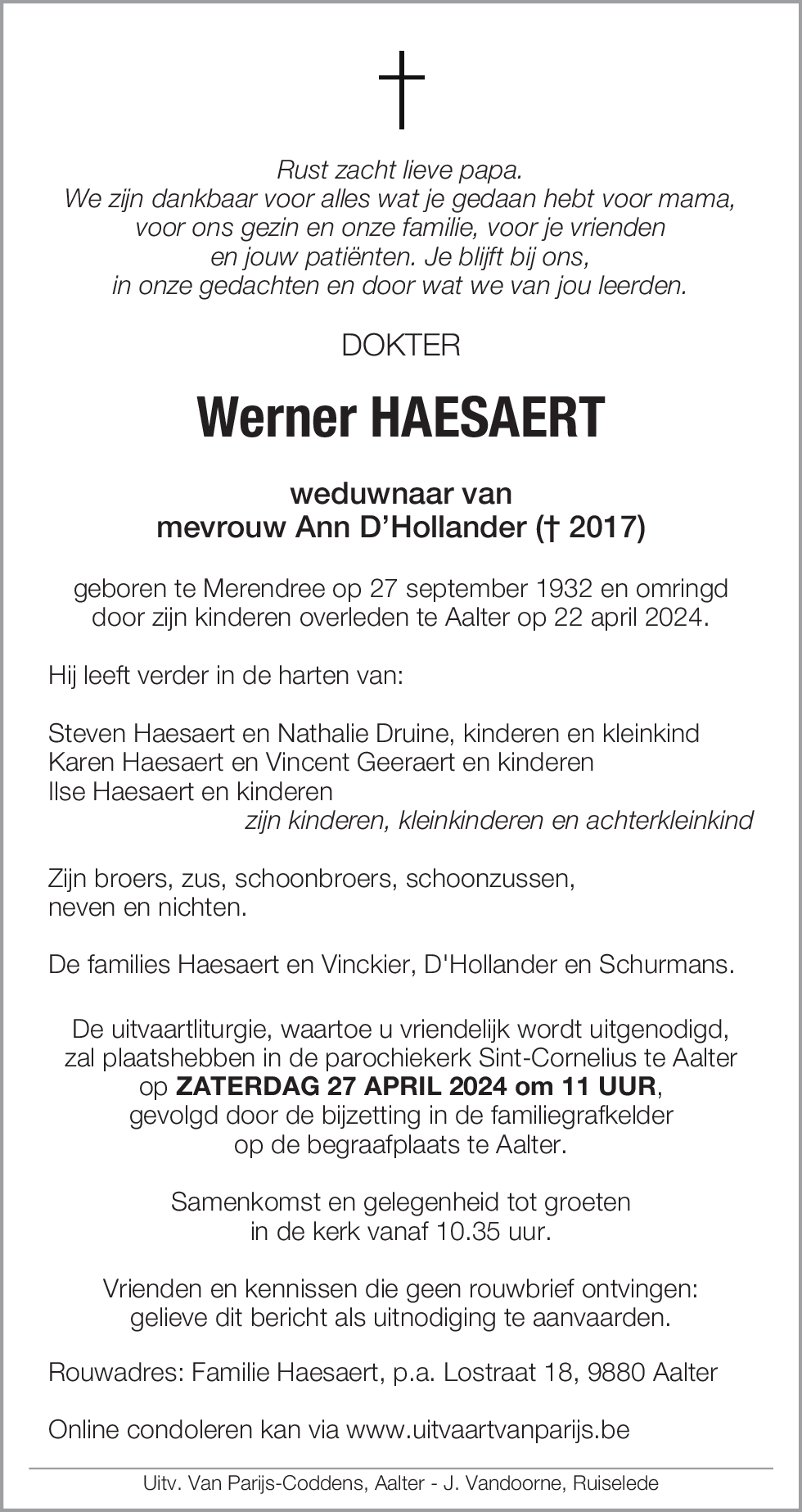 Werner Haesaert