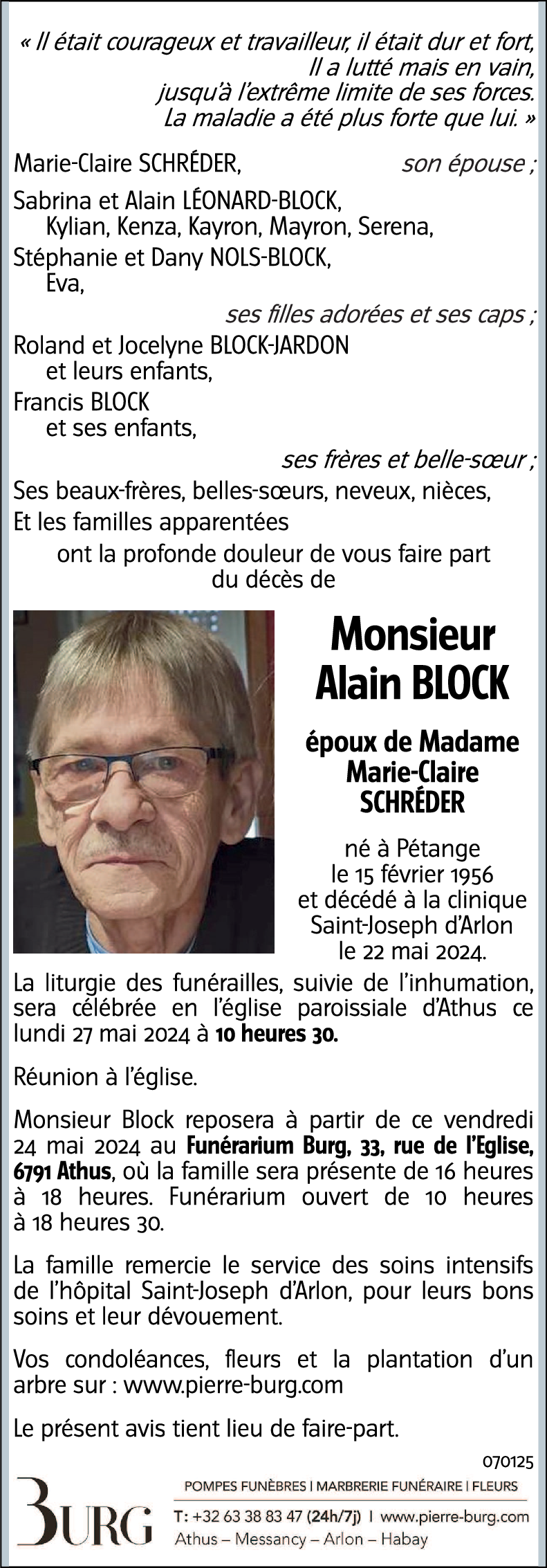 Alain BLOCK