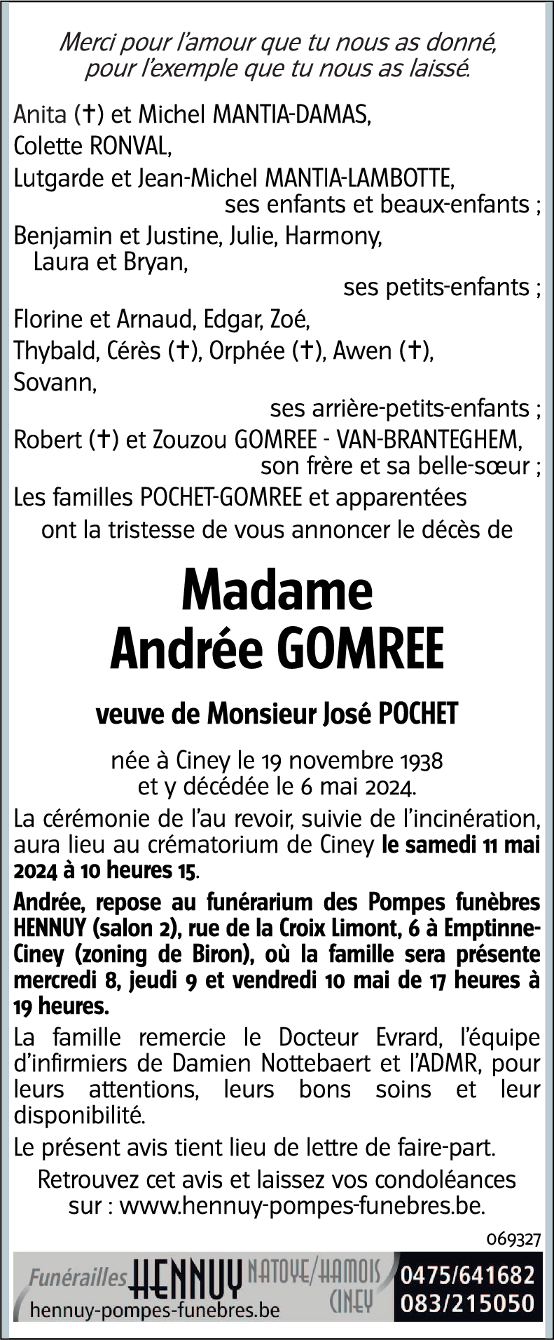 Andrée GOMREE