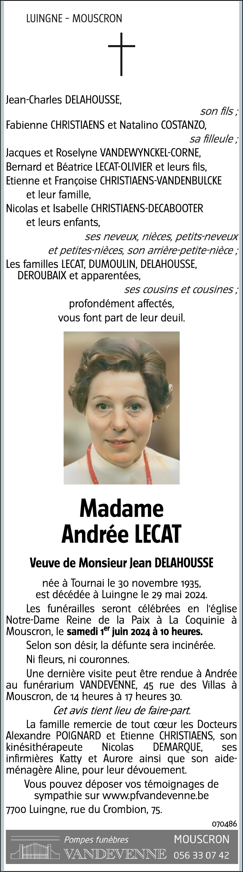 Andrée LECAT