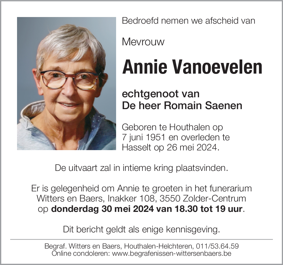 Annie Vanoevelen