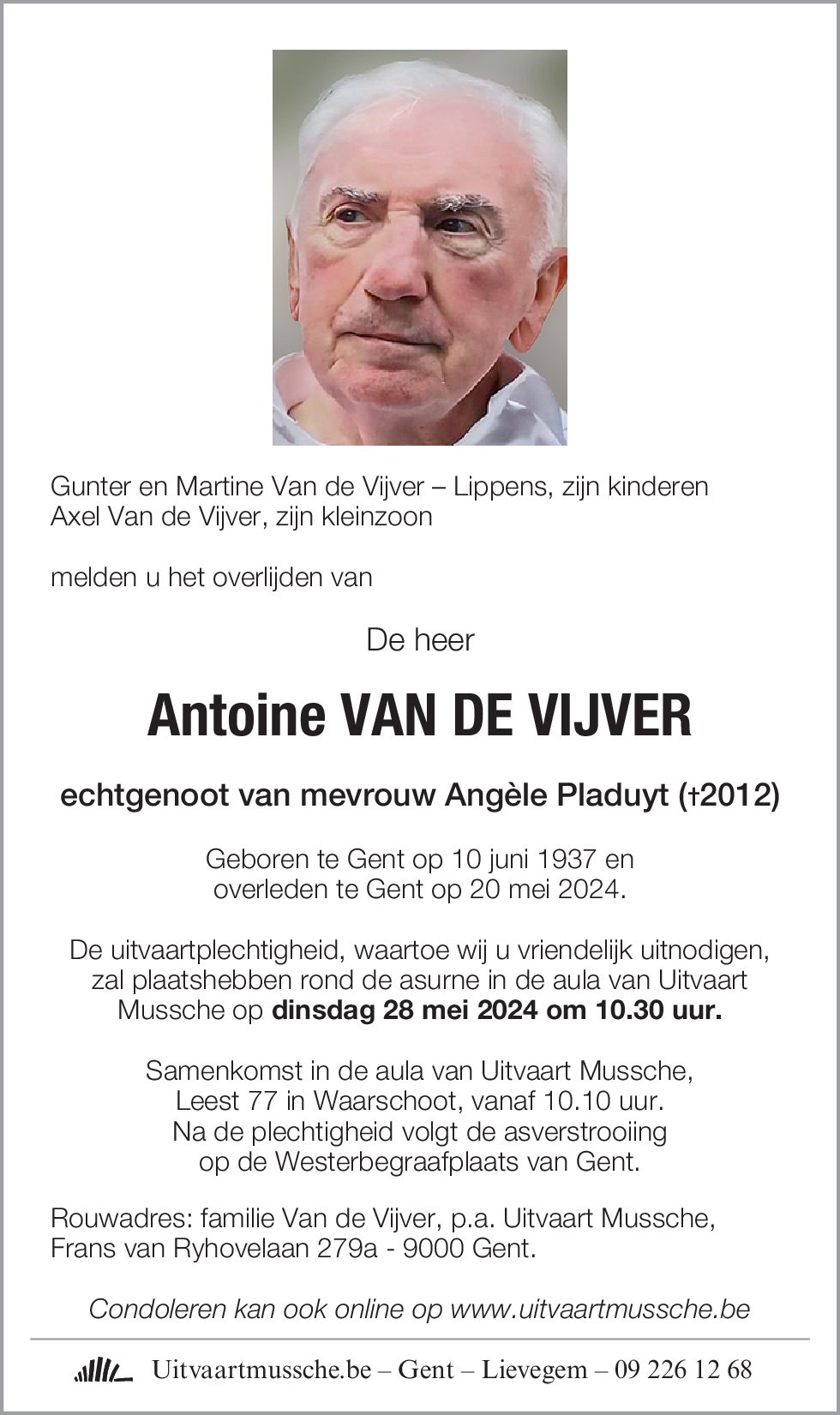 Antoine Van de Vijver