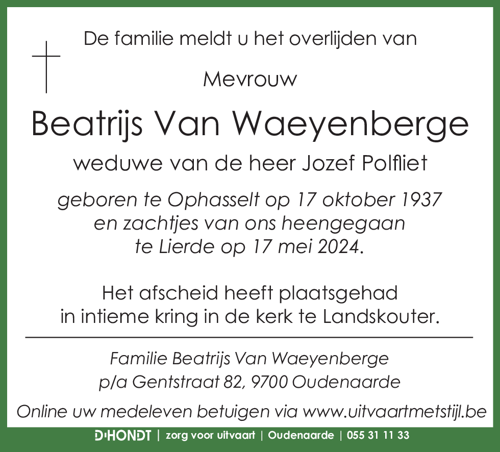 Beatrijs Van Waeyenberge