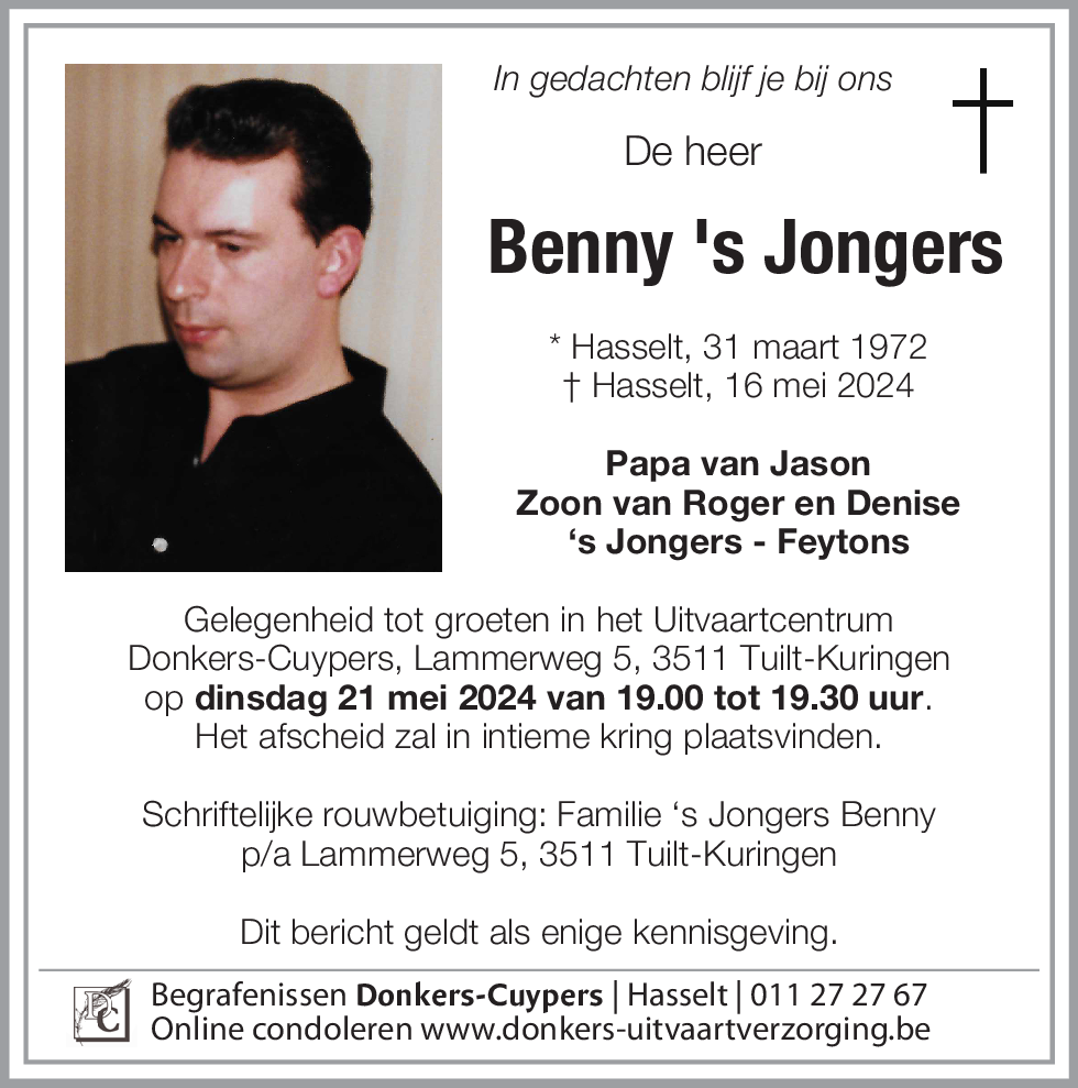 Benny 's Jongers