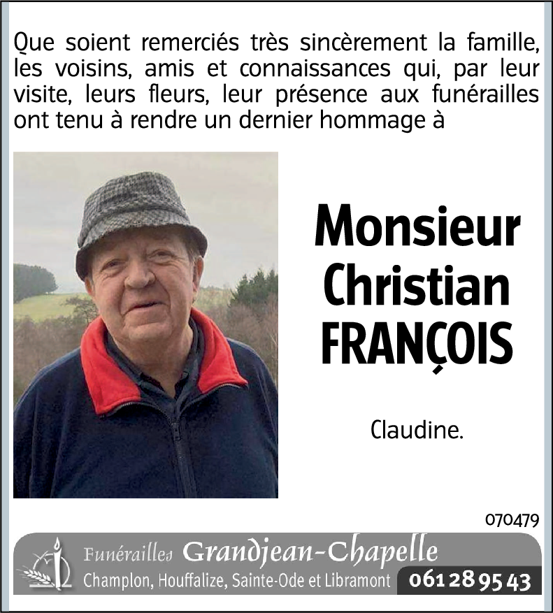 Christian FRANCOIS