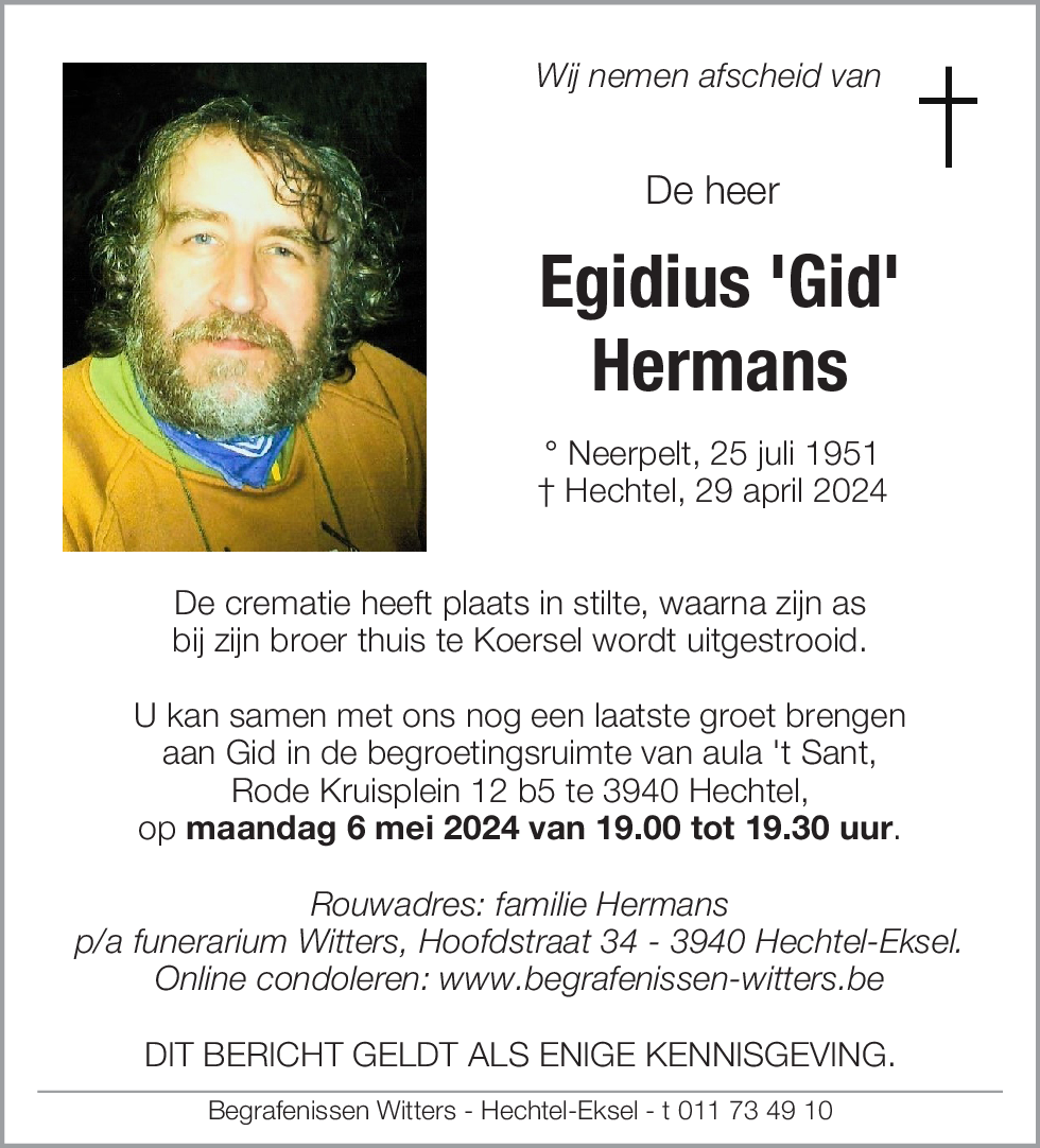 Egidius 'Gid' Hermans
