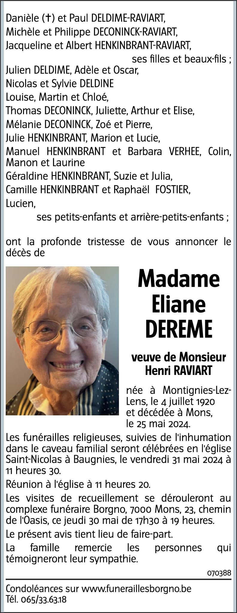 Eliane DEREME