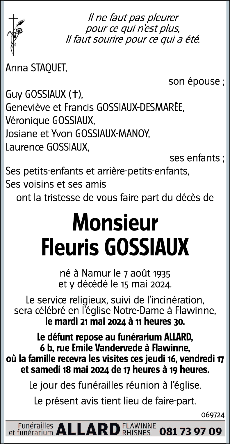 Fleuris GOSSIAUX