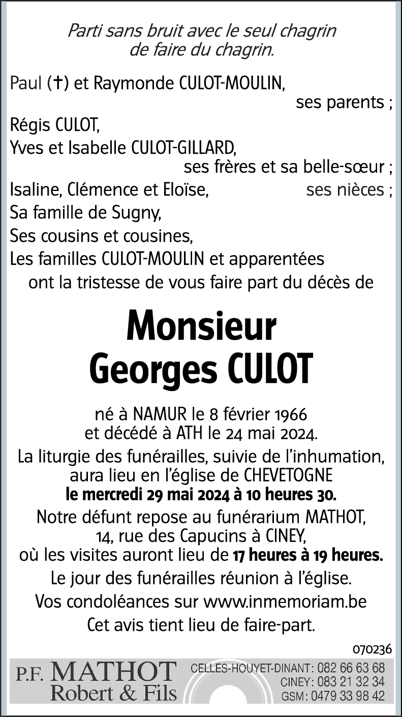 Georges CULOT