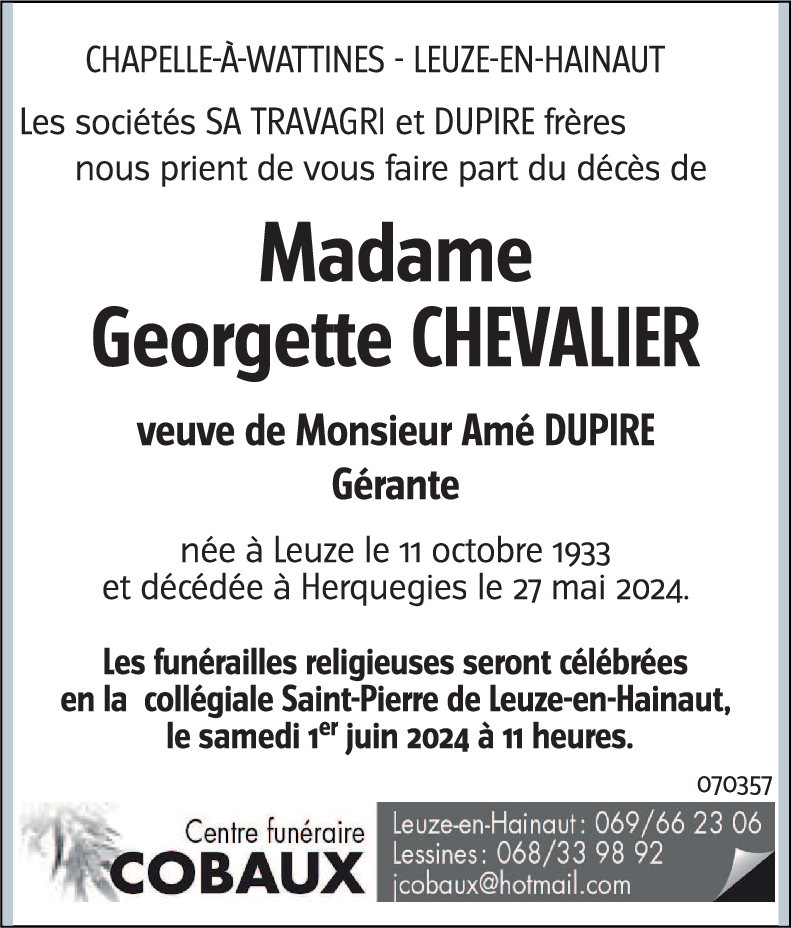 Georgette CHEVALIER