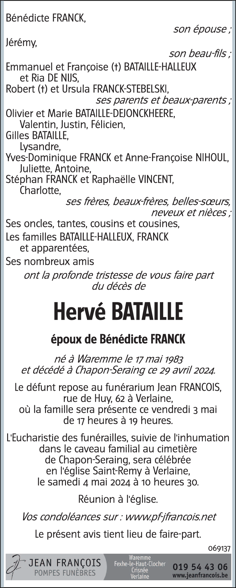 Hervé BATAILLE