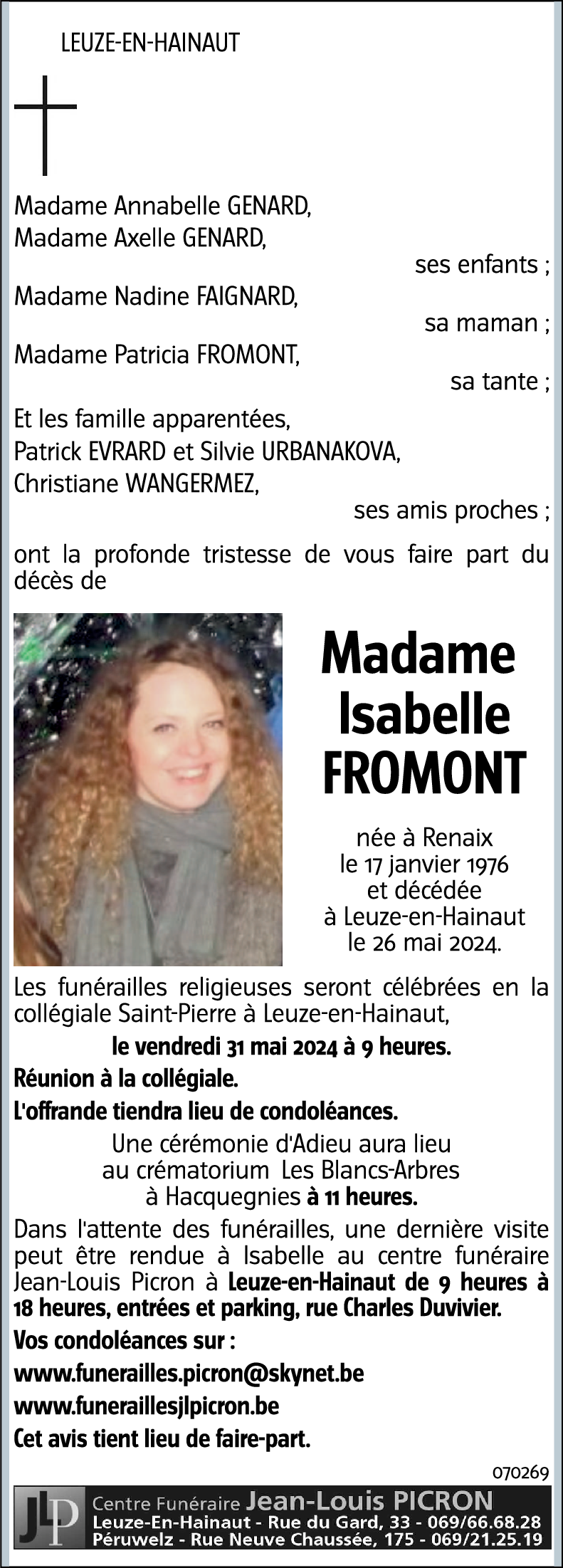 Isabelle FROMONT