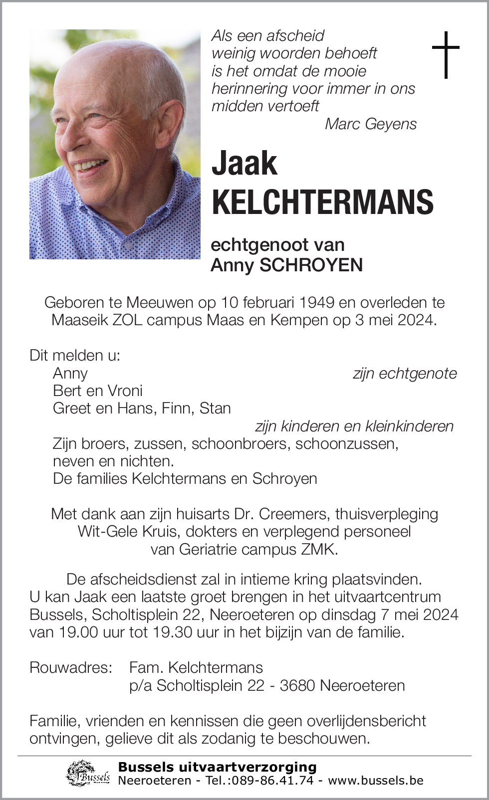 Jaak KELCHTERMANS