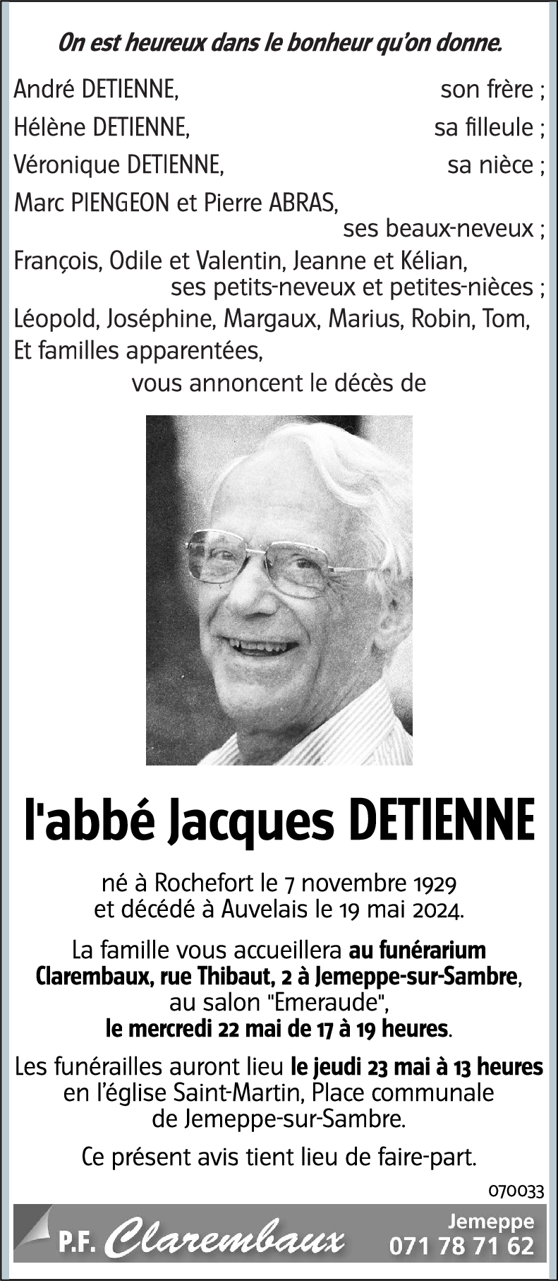 Jacques DETIENNE