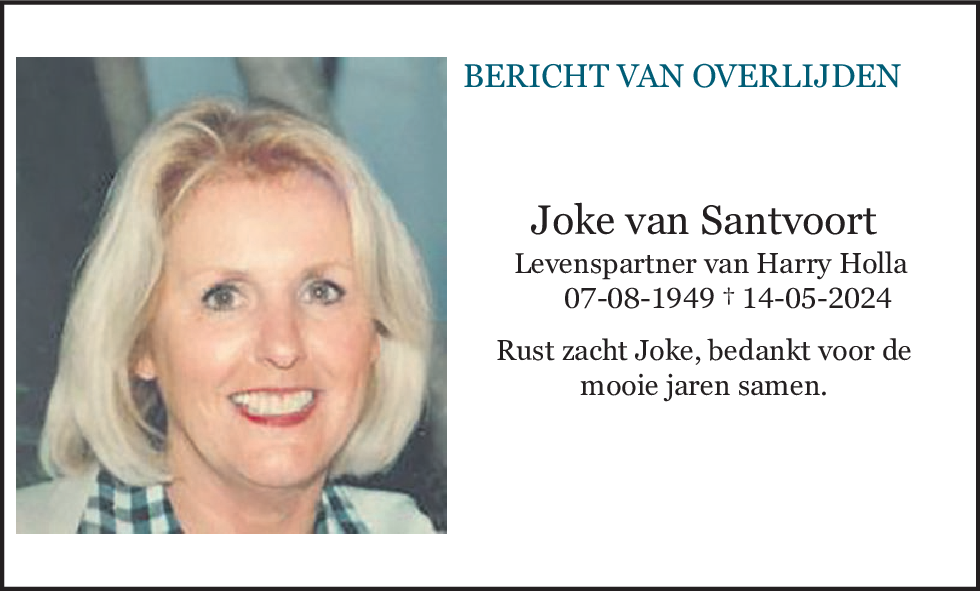 Joke van Santvoort