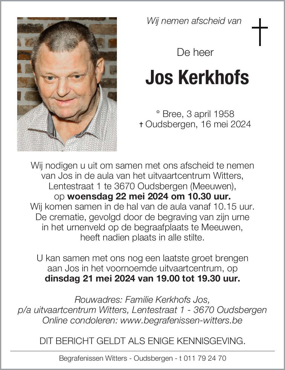 Jos Kerkhofs