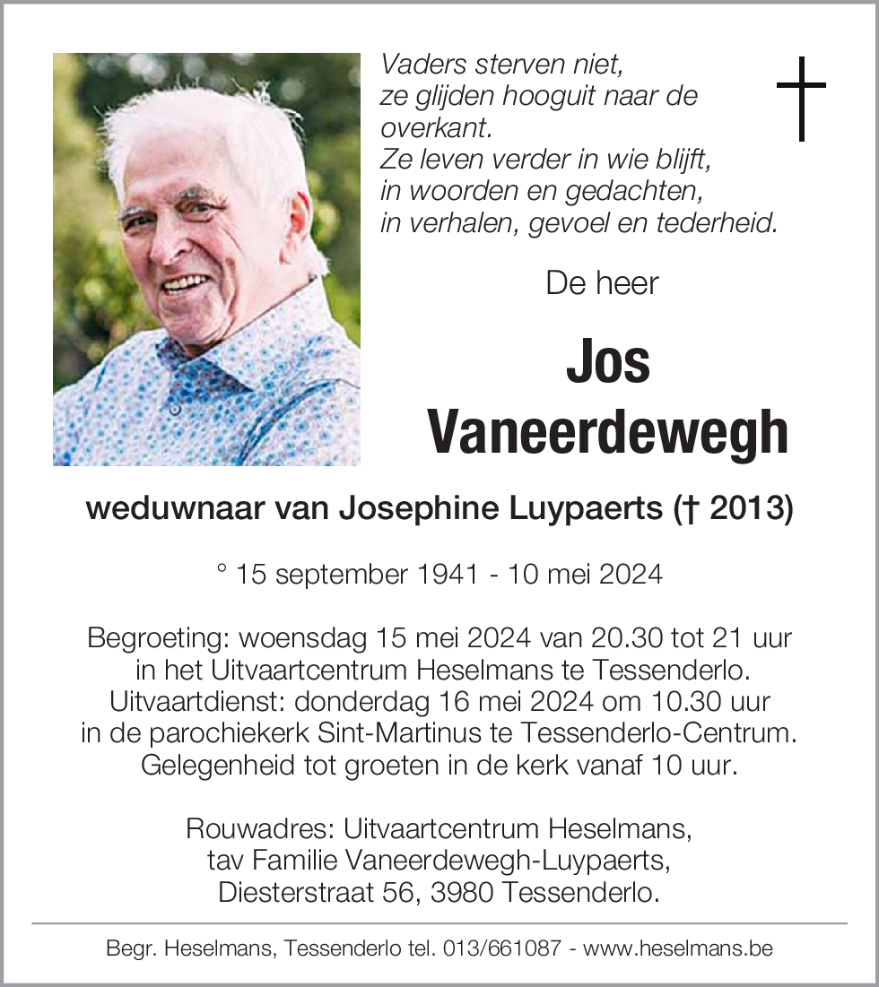 Jos Vaneerdewegh