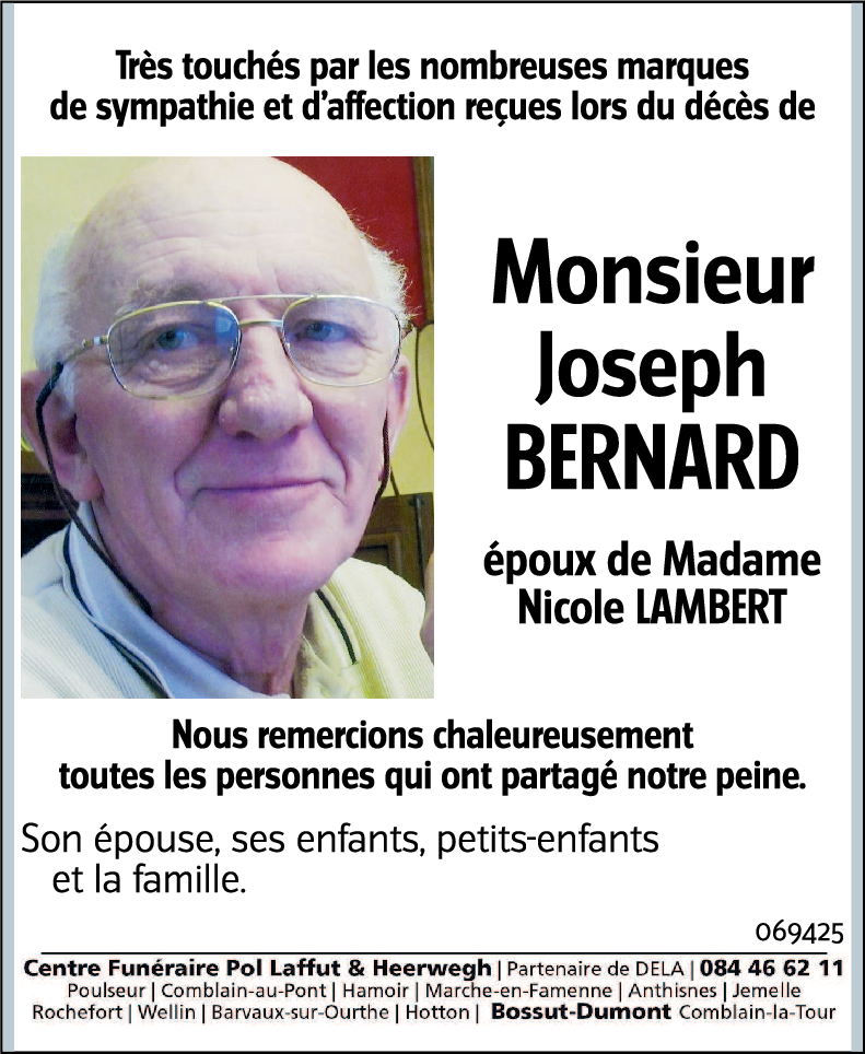 Joseph BERNARD