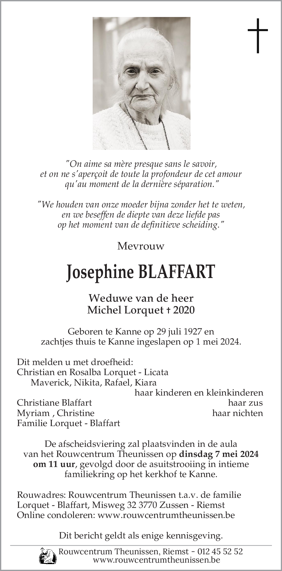 Josephine Blaffart