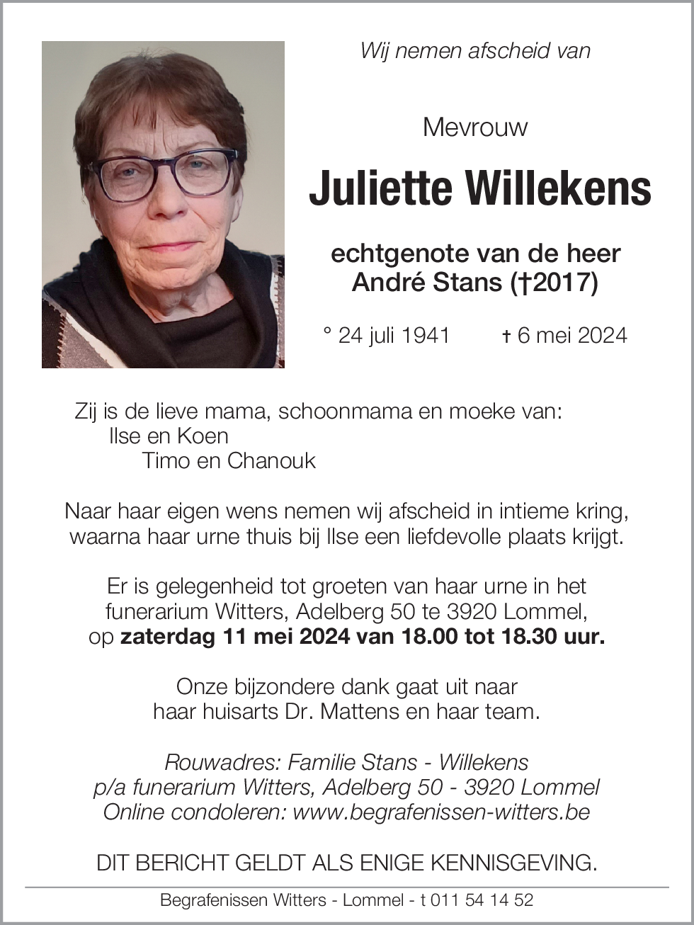 Juliette Willekens