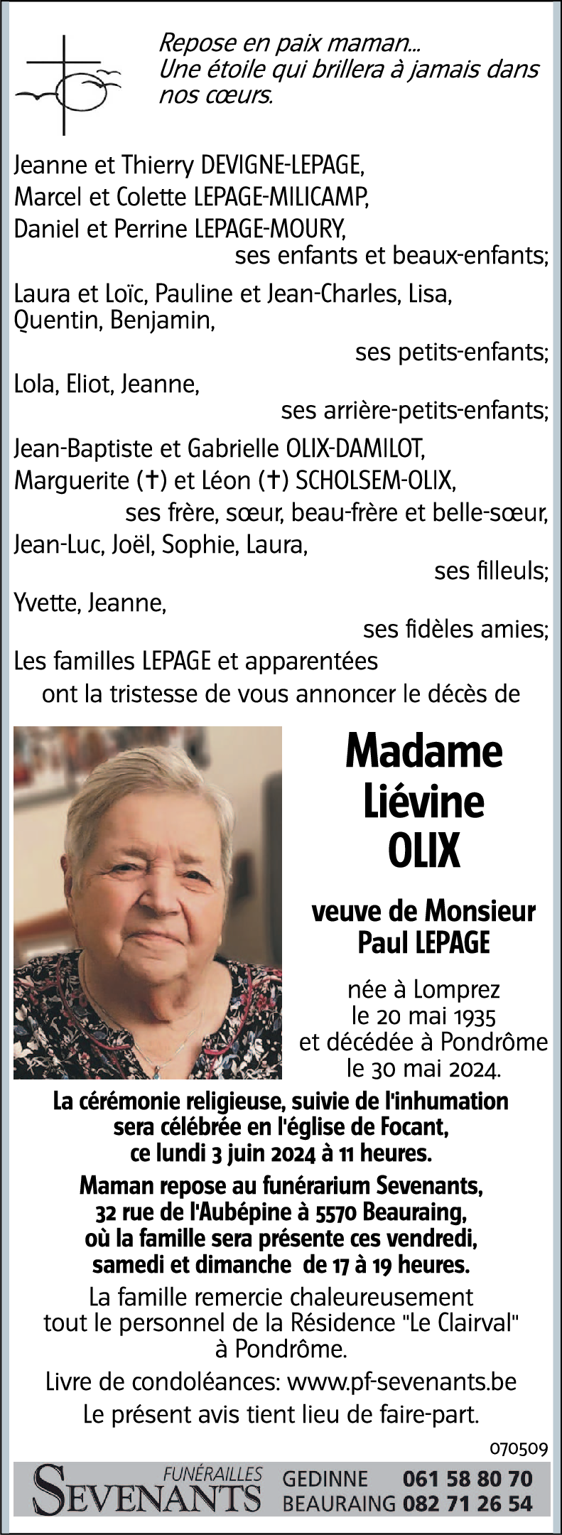 Liévine OLIX