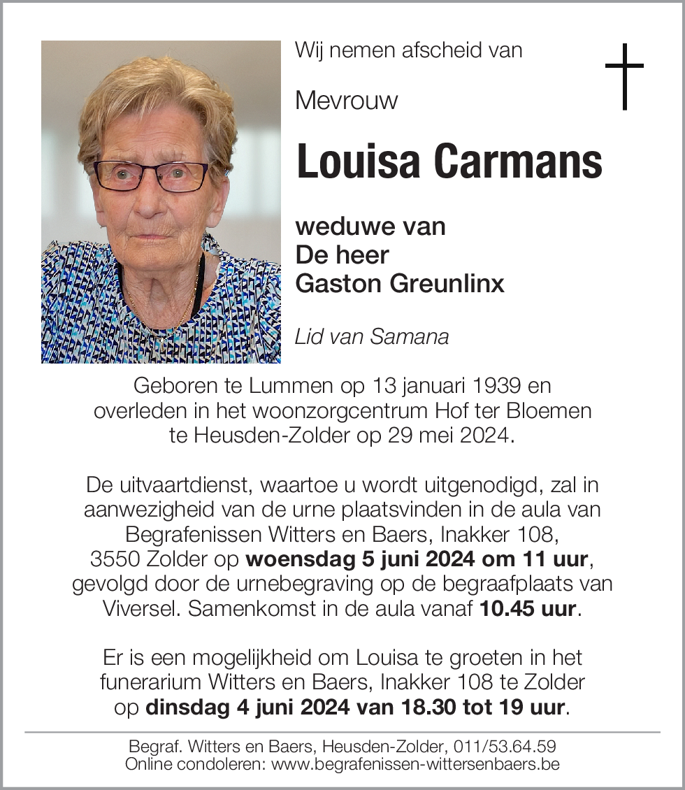 Louisa Carmans