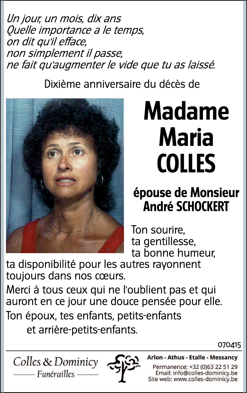 Maria COLLES