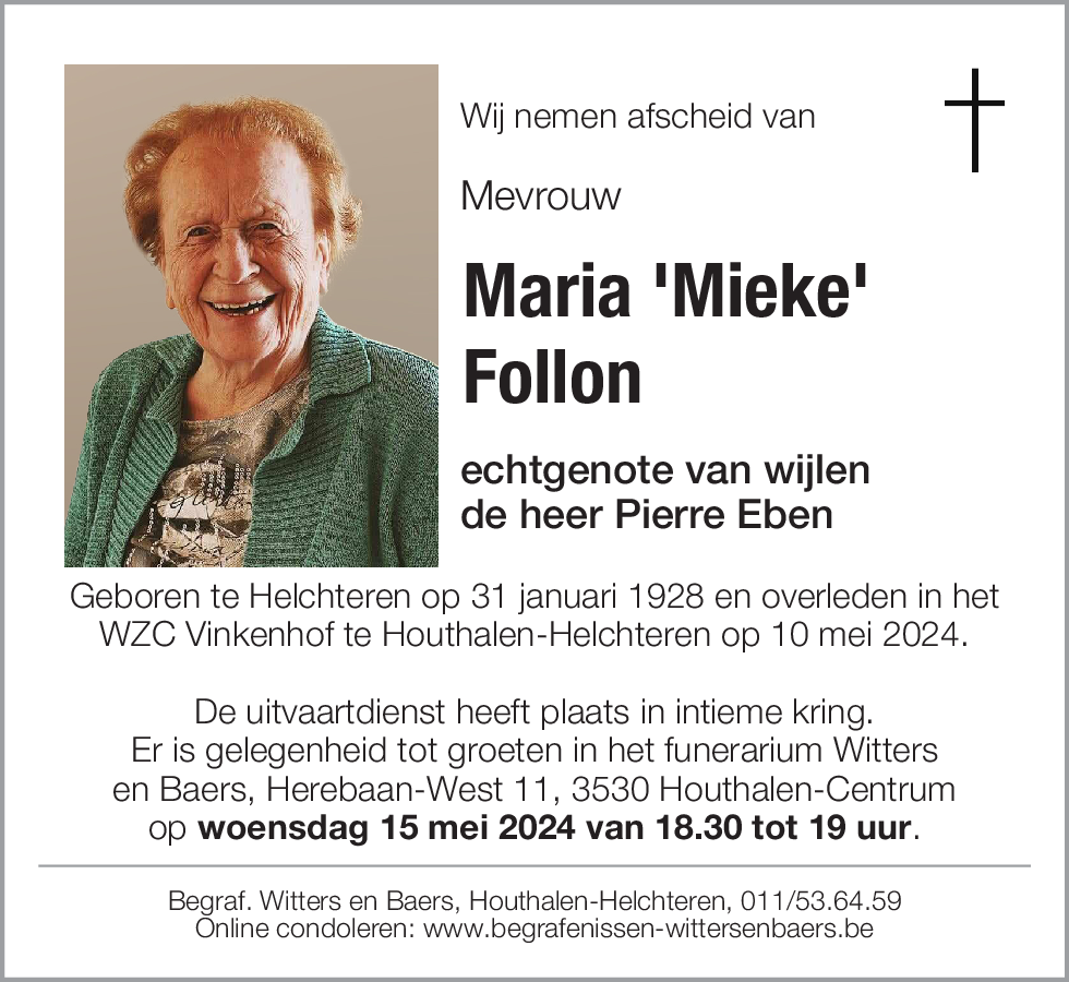 Maria Mieke Follon