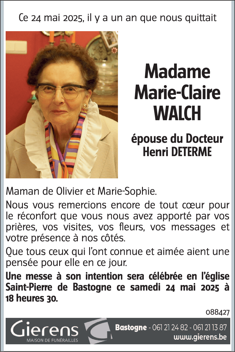 Marie-Claire WALCH