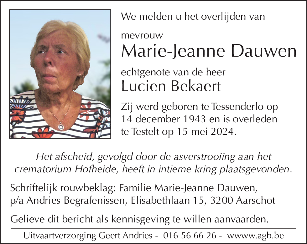 Marie-Jeanne Dauwen