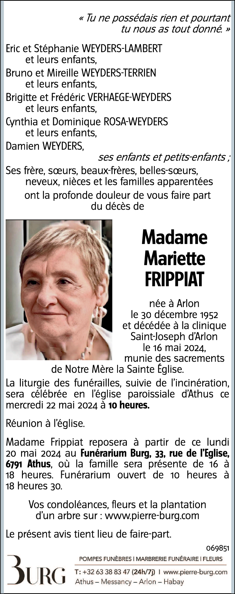 Mariette FRIPPIAT