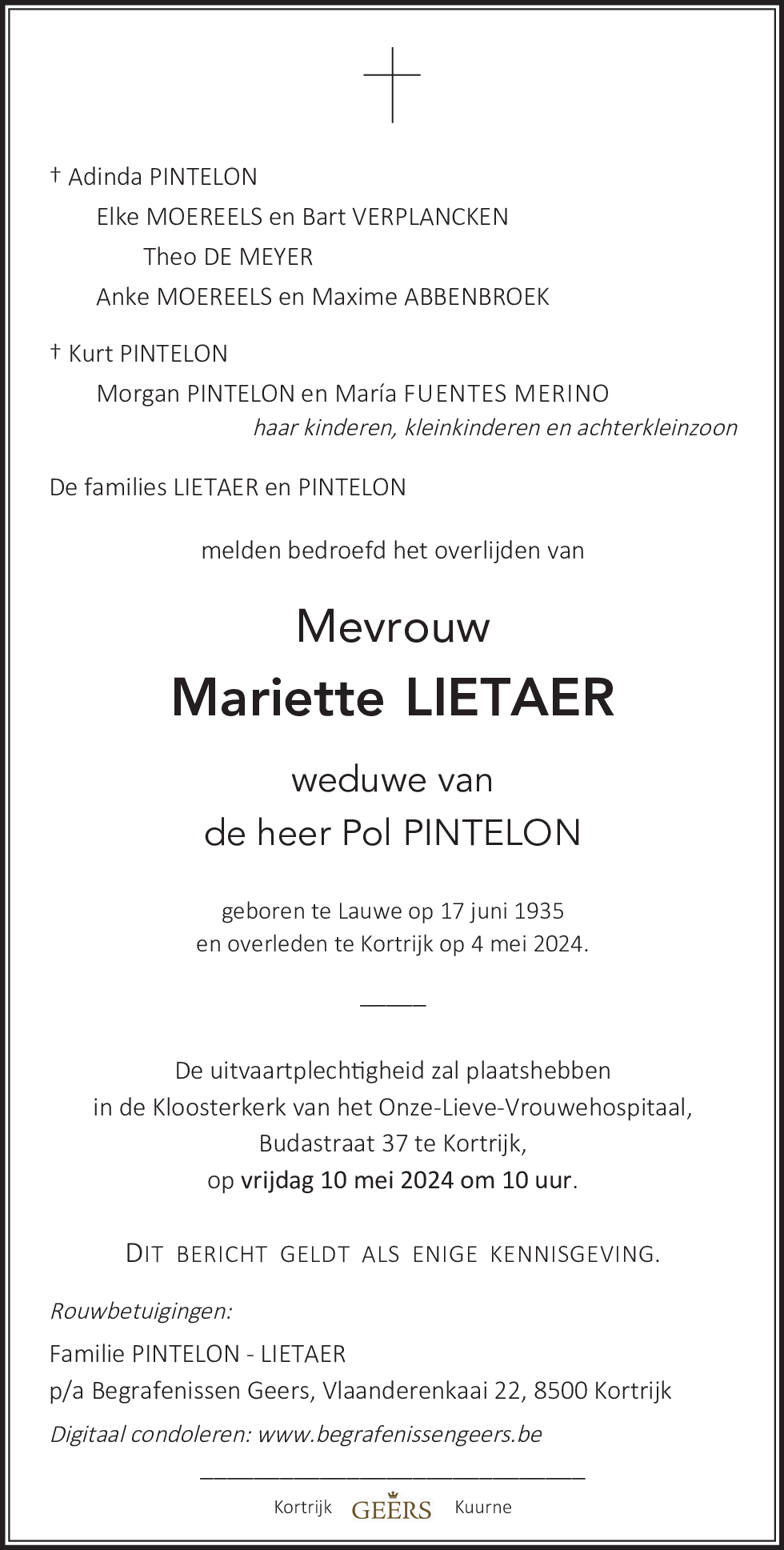 Mariette LIETAER