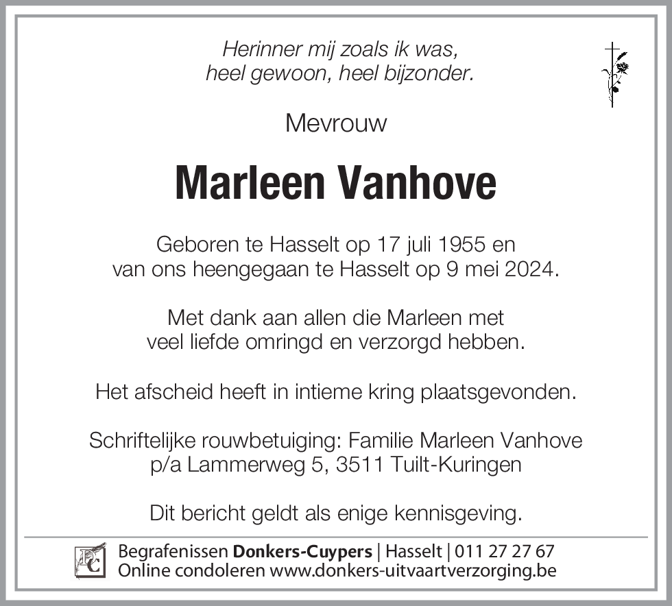 Marleen Vanhove