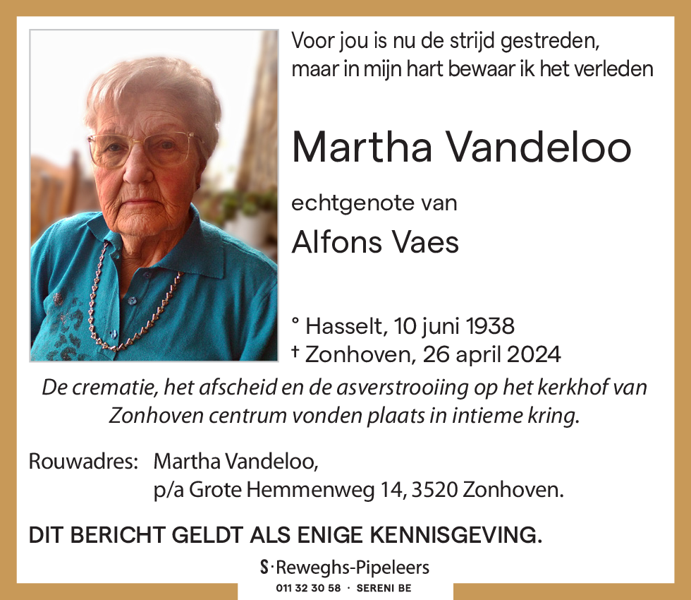 Martha Vandeloo