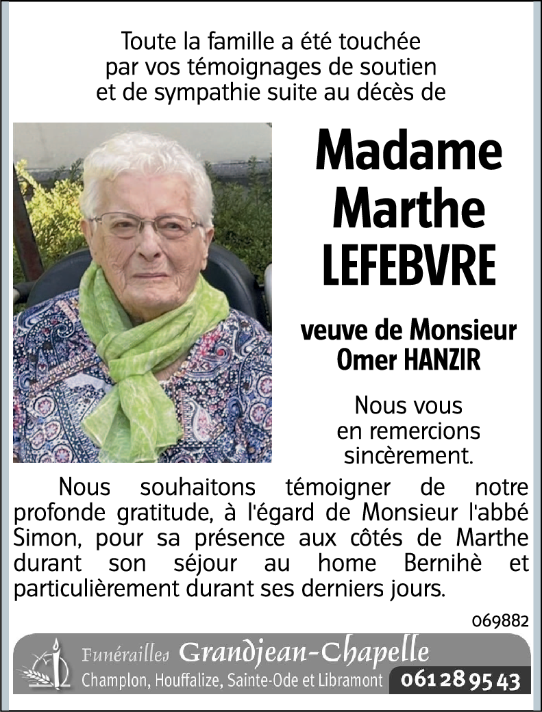 Marthe LEFEBVRE